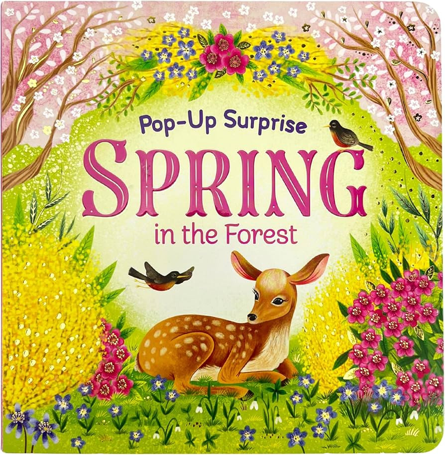 Spring In The Forest - Deluxe Lift-a-Flap & Pop-Up Seasons Children's Board Book (Lift-a-flap Sur... | Amazon (US)