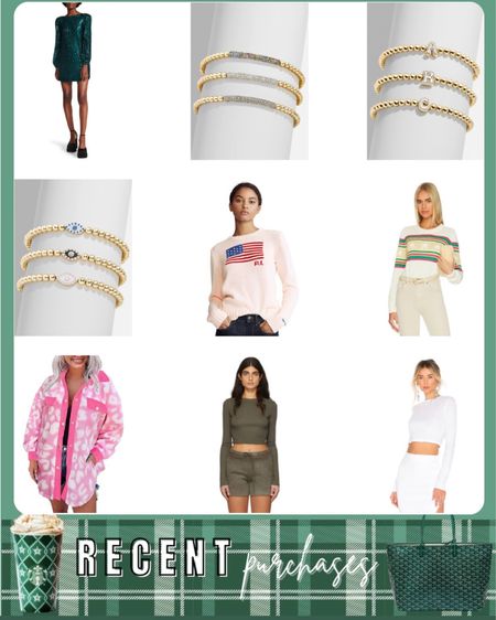 Recent buys - baublebar bracelets, sequin dress, sweaters, crop ribbed tees



#LTKCyberweek #LTKHoliday #LTKSeasonal