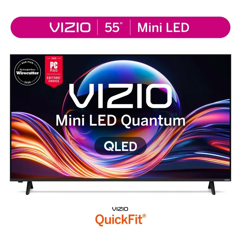 VIZIO 55 in Mini LED Quantum 4K QLED HDR Smart TV, 2026 Model, VQM55C-10 | Walmart (US)