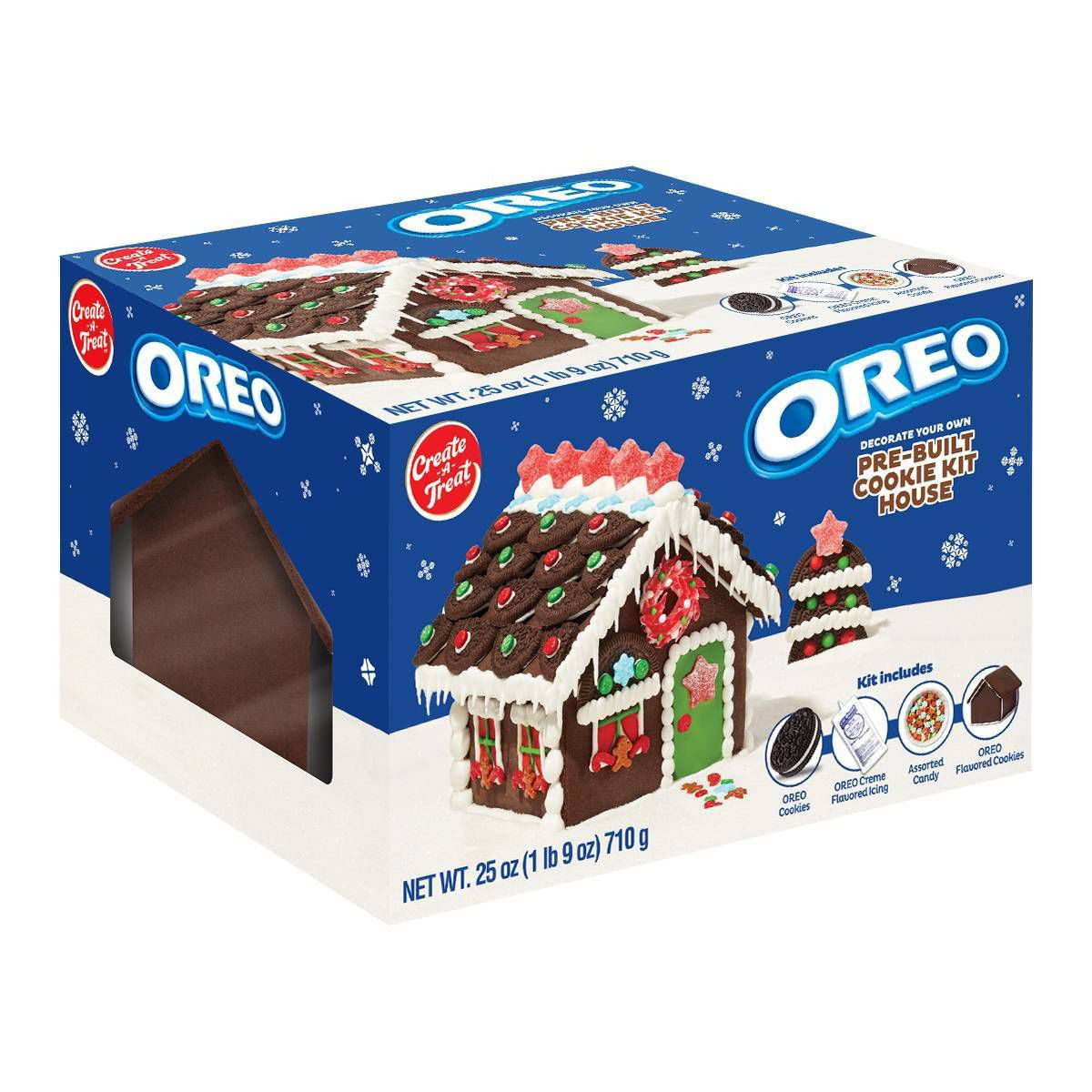 Holiday Oreo Pre-Built Cookie House Kit - 25.03oz | Target