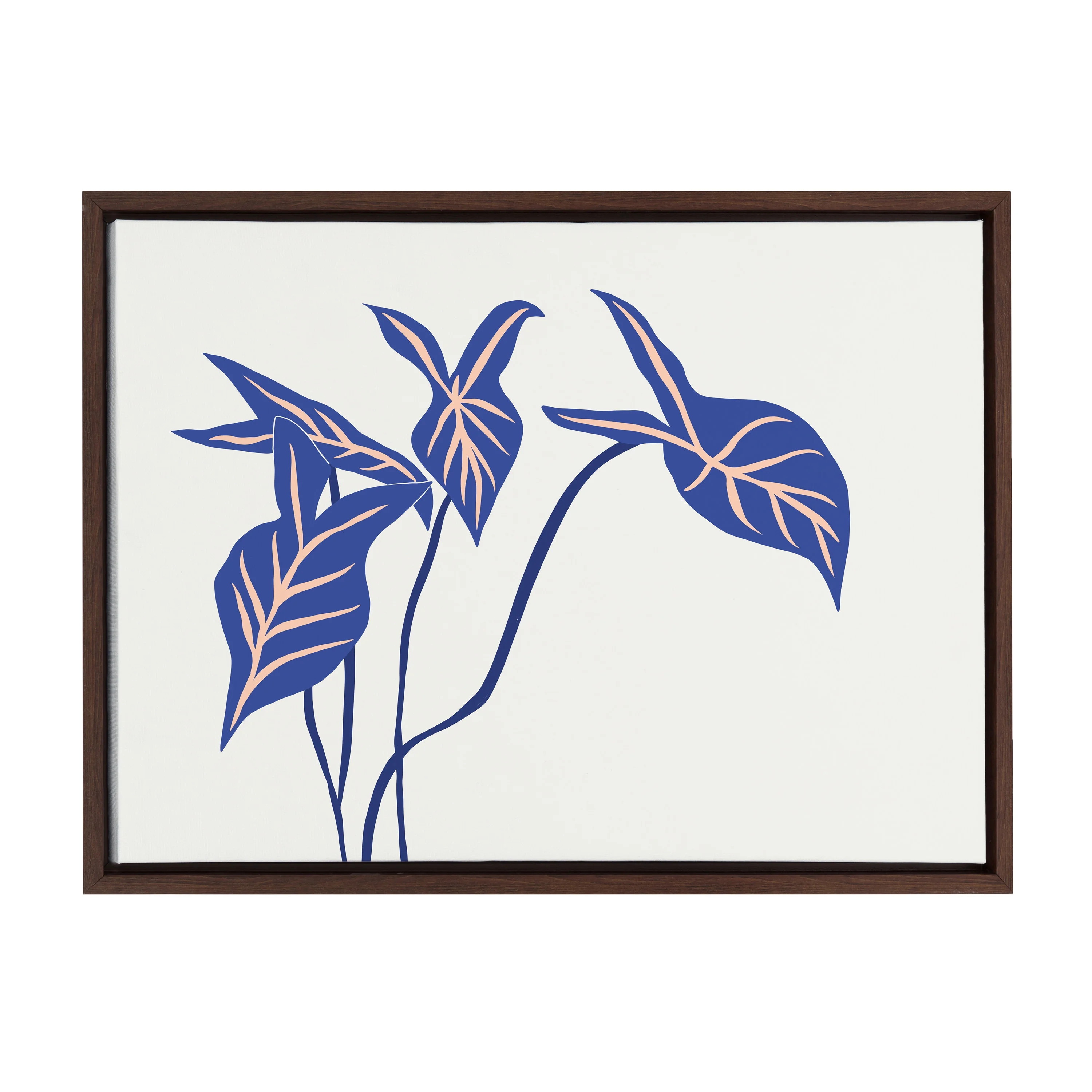 Kate and Laurel Words, Black Framed Canvas Art Print, 18x24 - Walmart.com | Walmart (US)