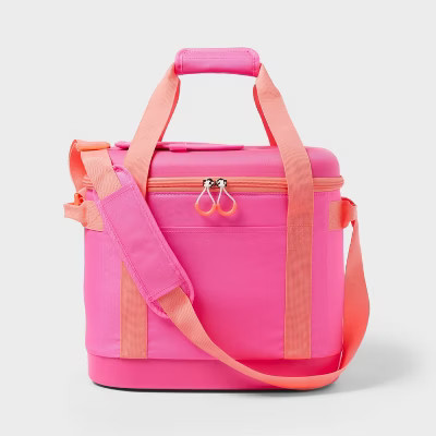 24 Cans/20.7qt Soft Sided Cooler - Sun Squad™ Pink | Target