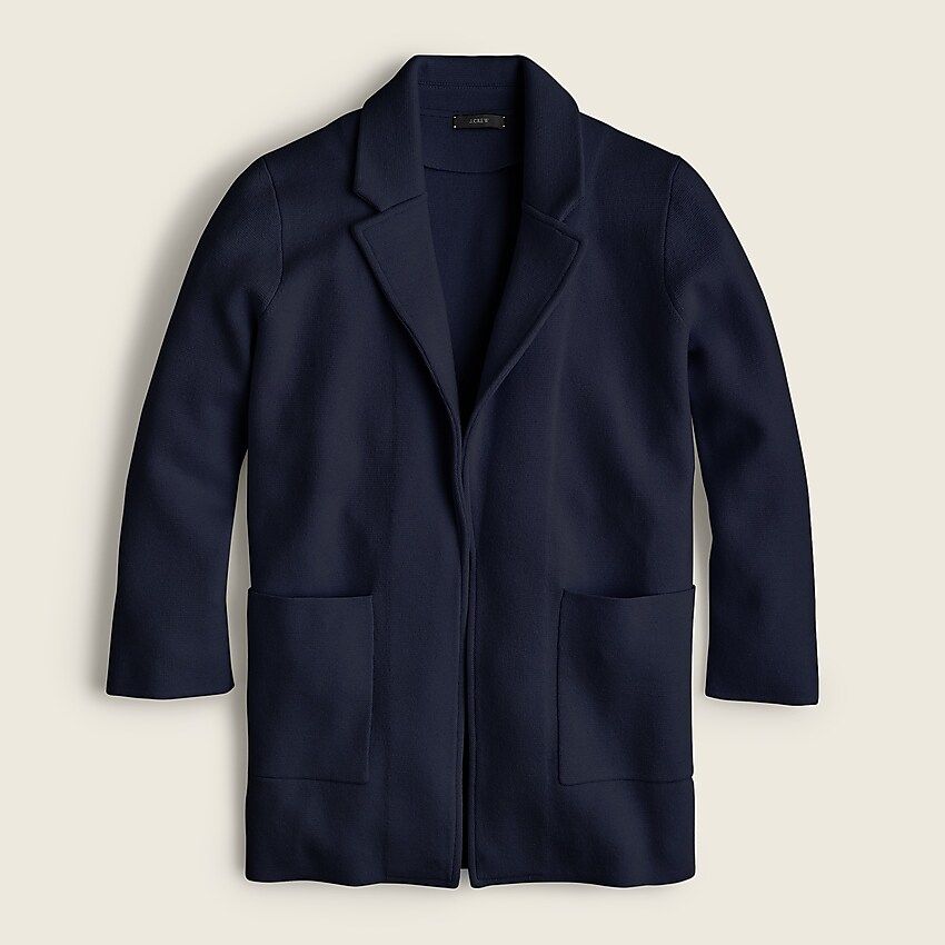 Sophie open-front sweater-blazer | J.Crew US