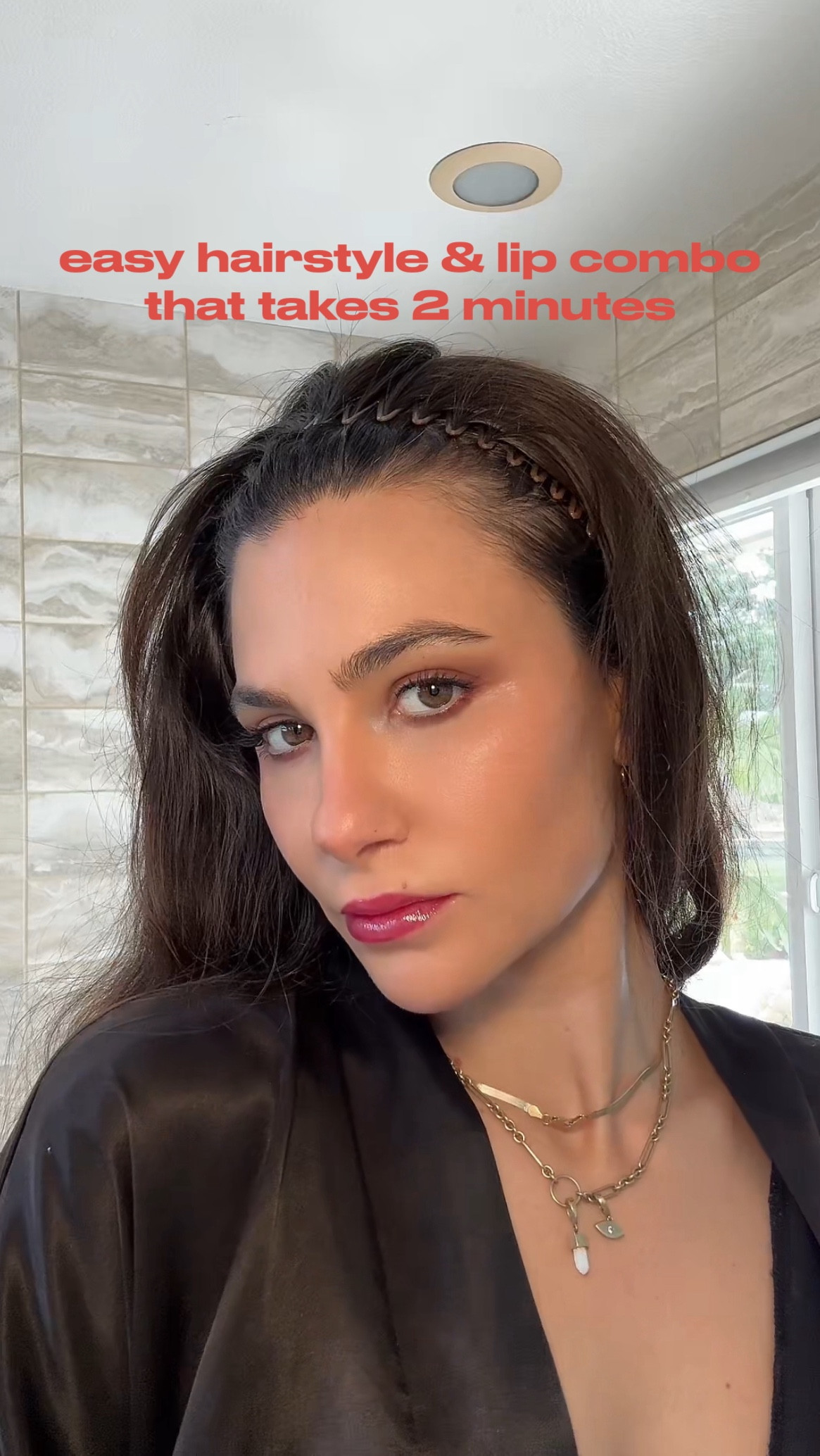 easy lip combo & hairstyle that takes less than 2 minutes ✨ #hairstyle #easyhairstyle #headband #lipcombo #lipstain #sacheu #sephorasale

#LTKSaleAlert #LTKBeauty #LTKStyleTip