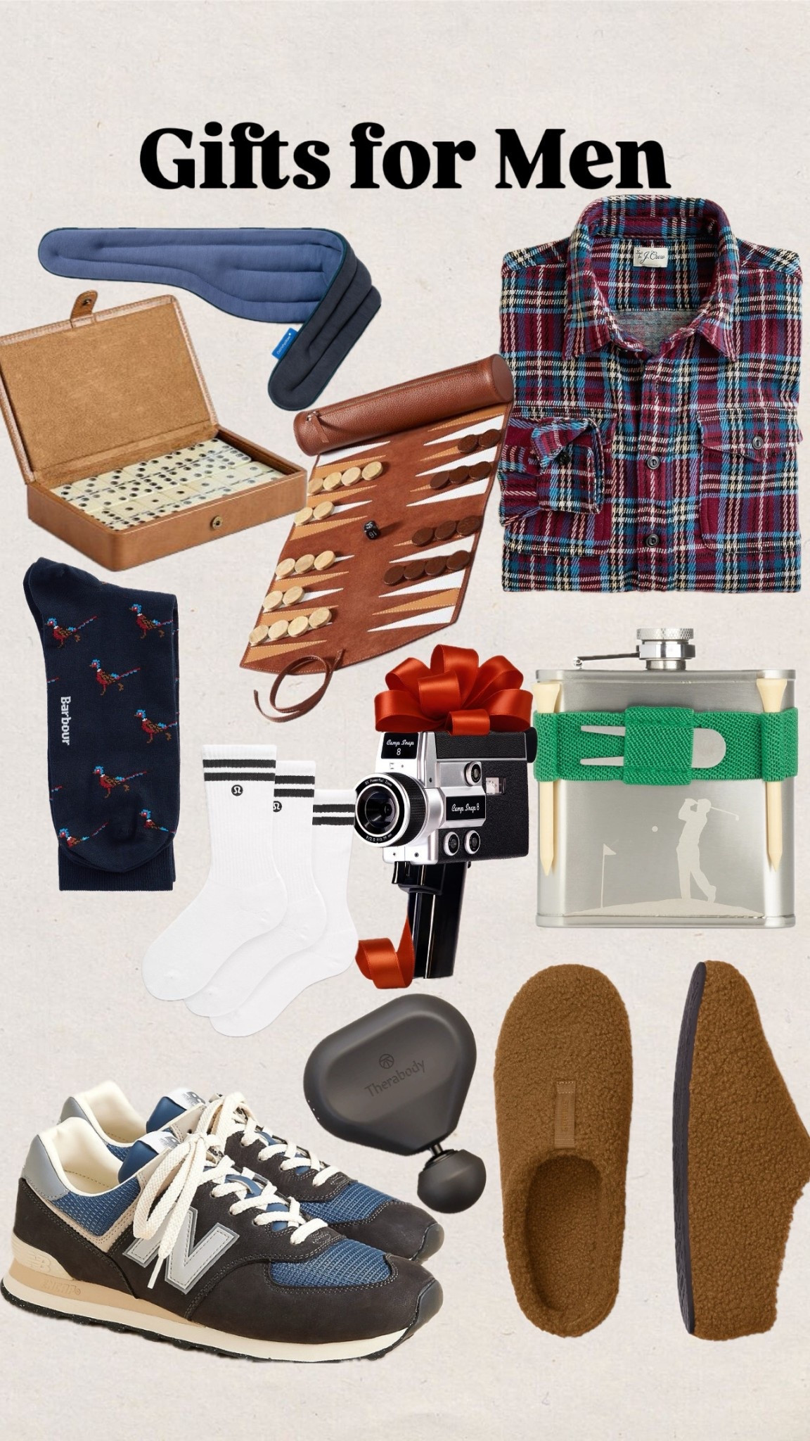 Gifts for men
Work shirt
J crew
Chess
Socks
Slippers
Theragun
Lululemon
Heating pad
Gifts for in-laws
Gifts for dad
Gifts for husband 

#LTKMens #LTKGiftGuide #LTKFindsUnder100