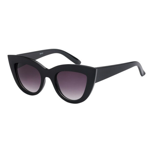 Mechaly Cat Eye Style MES2801 Women's Black Frame with Black Lens Sunglasses | Bed Bath & Beyond