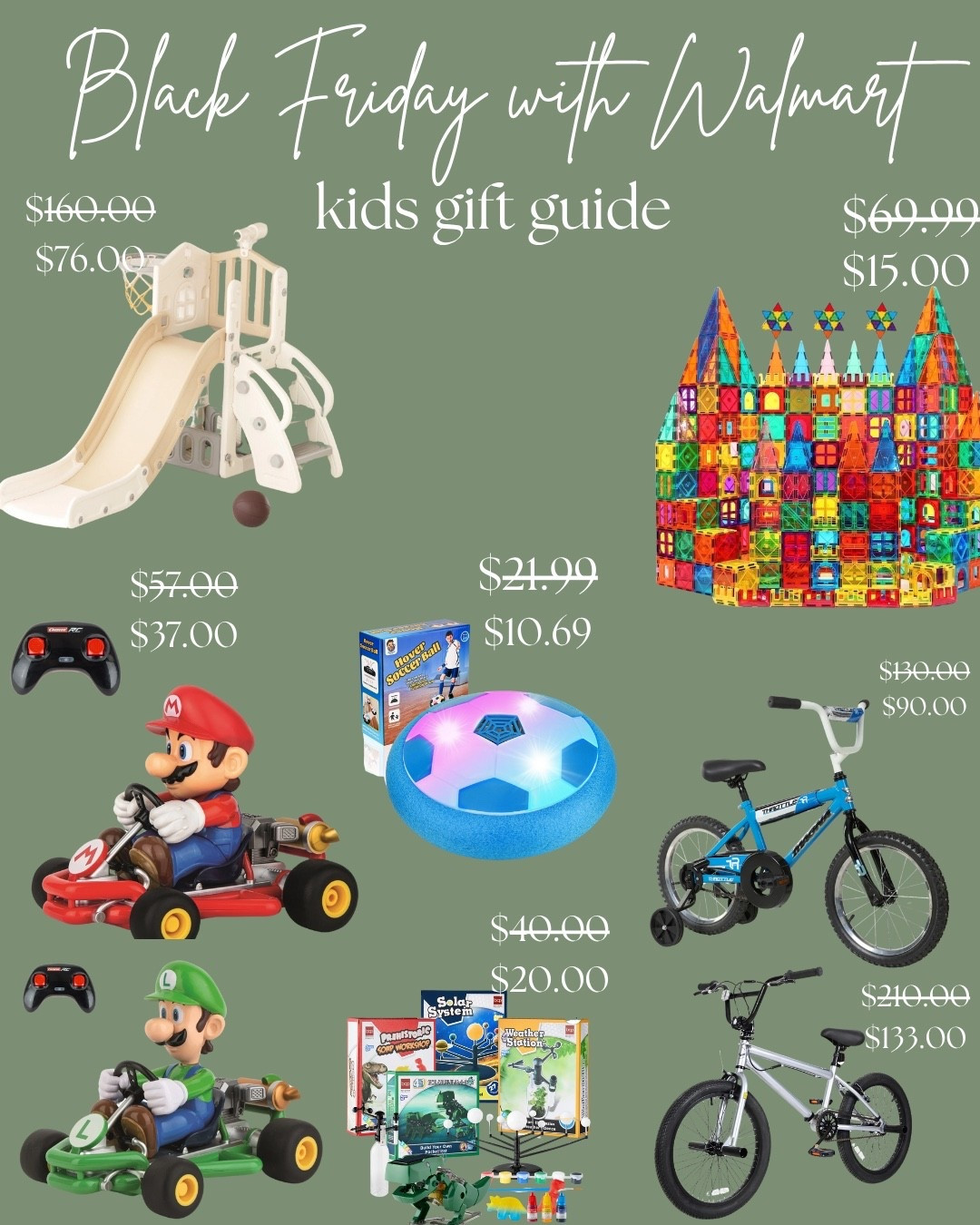 Last Day to shop Walmarts early Black Friday deals! Trying to be more intentional with what we buy them this year instead of just filler things. These are my favorites from the sale! Ordered the magnet tiles this morning. 

#LTKHoliday #LTKKids #LTKCyberWeek