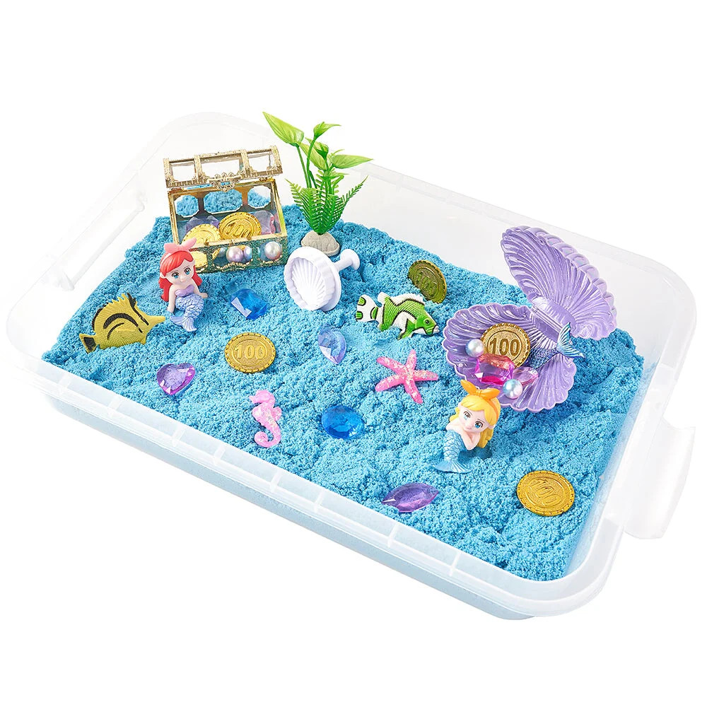 Mermaid Sensory Sand BIN | Sensationally OT