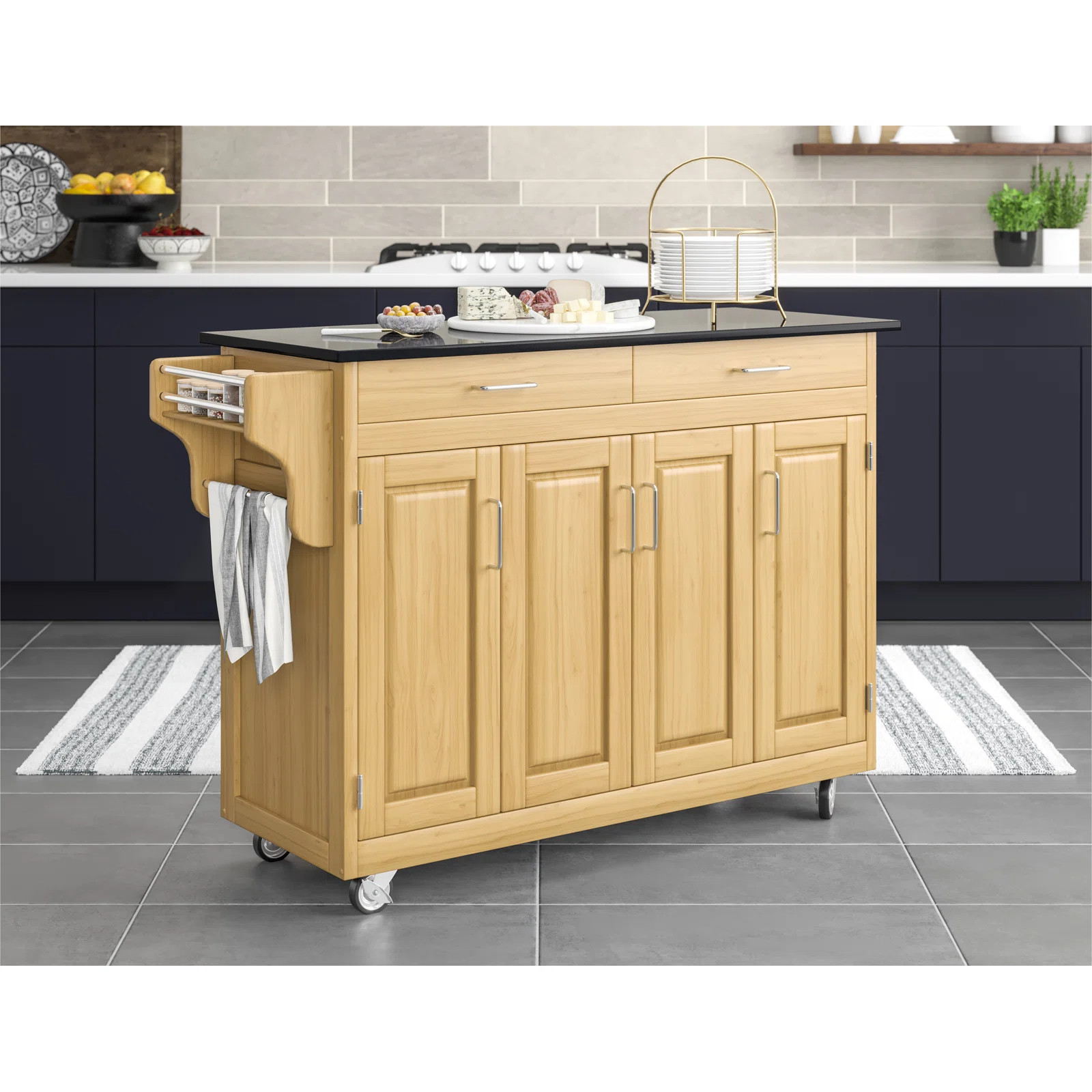 Littrell Granite Top Kitchen Island | Wayfair North America