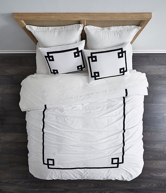 Greek Key Duvet Cover | Dillards