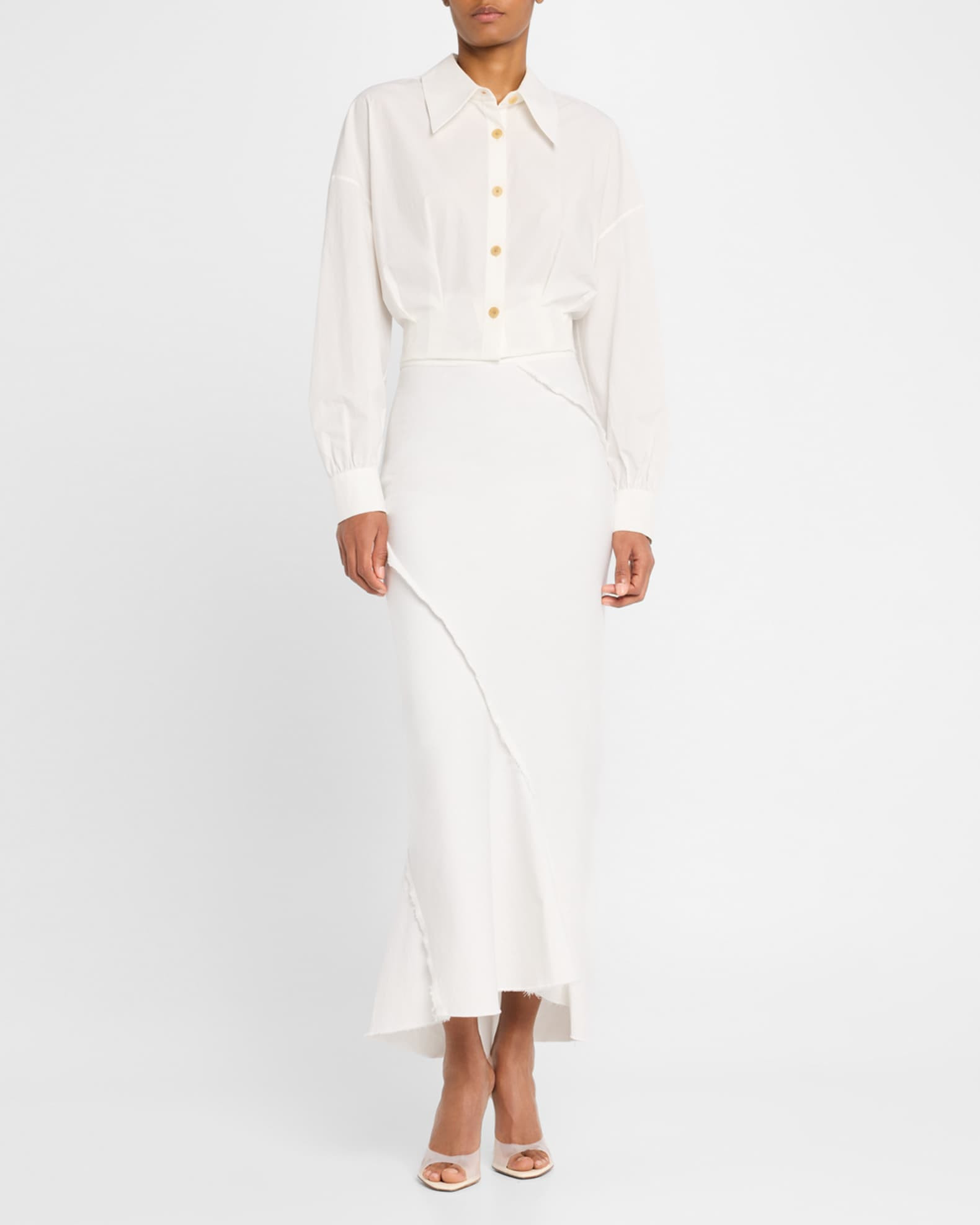 Sevy Asymmetric Maxi Skirt | Neiman Marcus