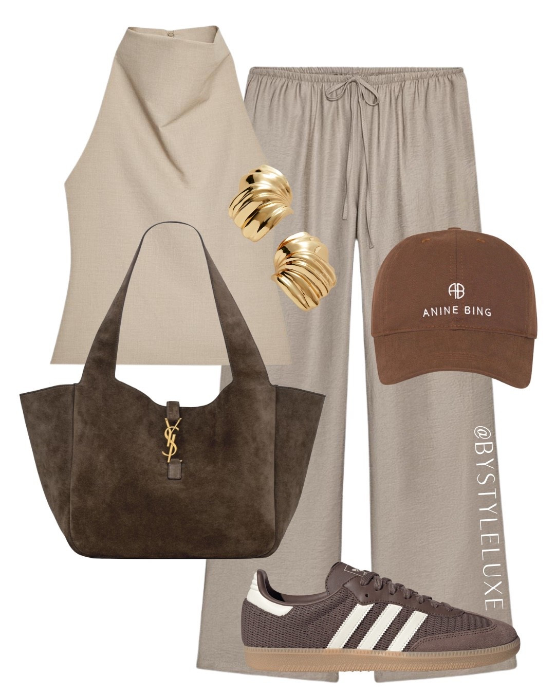 SUEDE - obsessed with this cool toned brown suede bag, styled here with some brown Sambas for an off-duty airport outfit 

#airportoutfit #adidassamba #suedebag

#LTKshoes #LTKstyletip #LTKbag