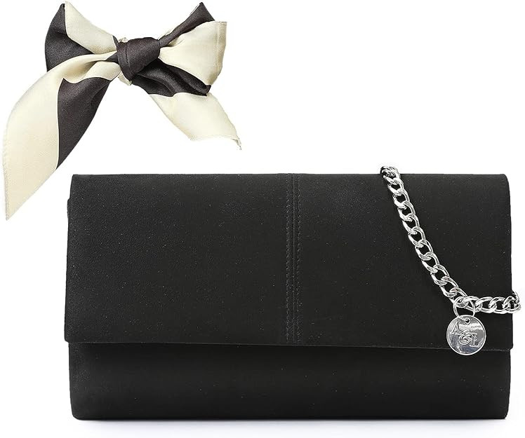 Ava&Lina Clutch Purse for Women Faux Suede Large, Crossbody Bags for Women Lightweight | Amazon (US)