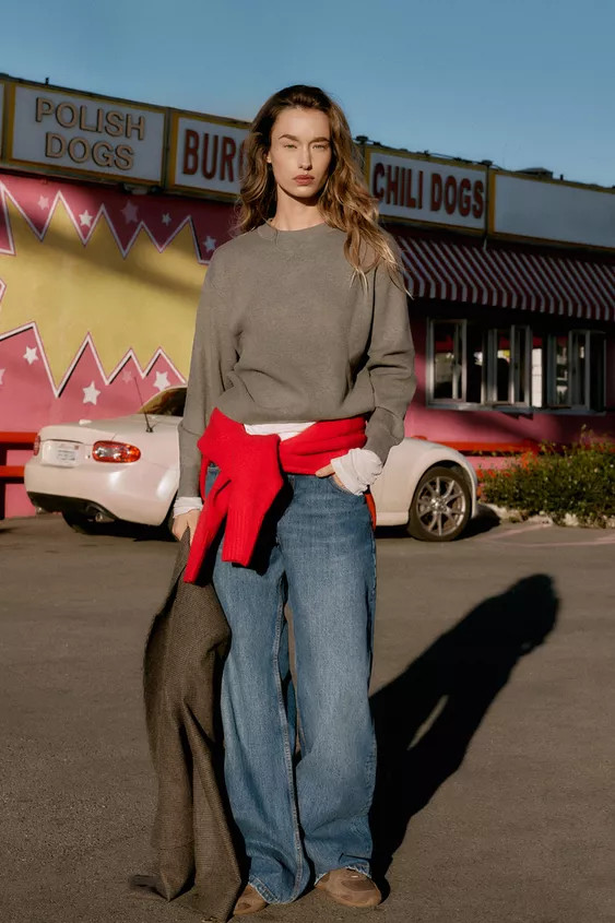 PLAIN KNIT JUMPER | Zara UK