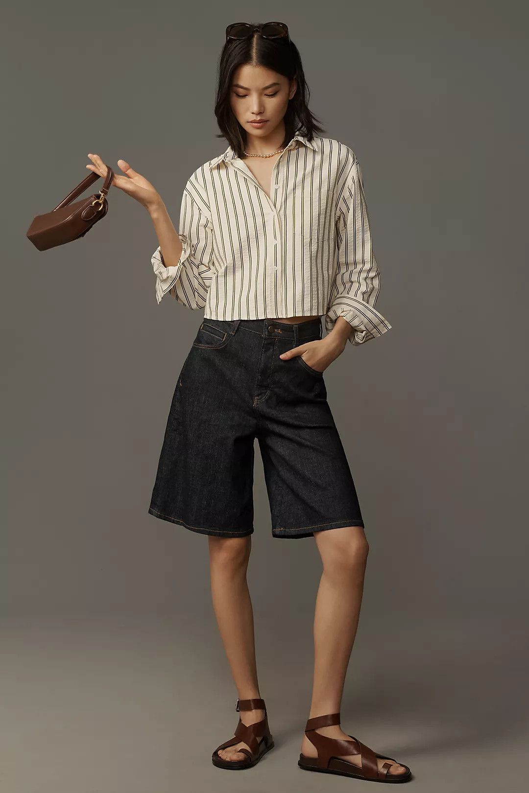 Pilcro Bermuda Denim Shorts | Anthropologie (US)