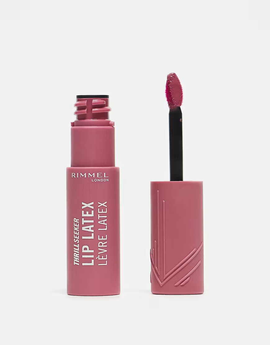 Rimmel Thrillseeker Lip Latex - 300 Main Character-Pink | ASOS (Global)