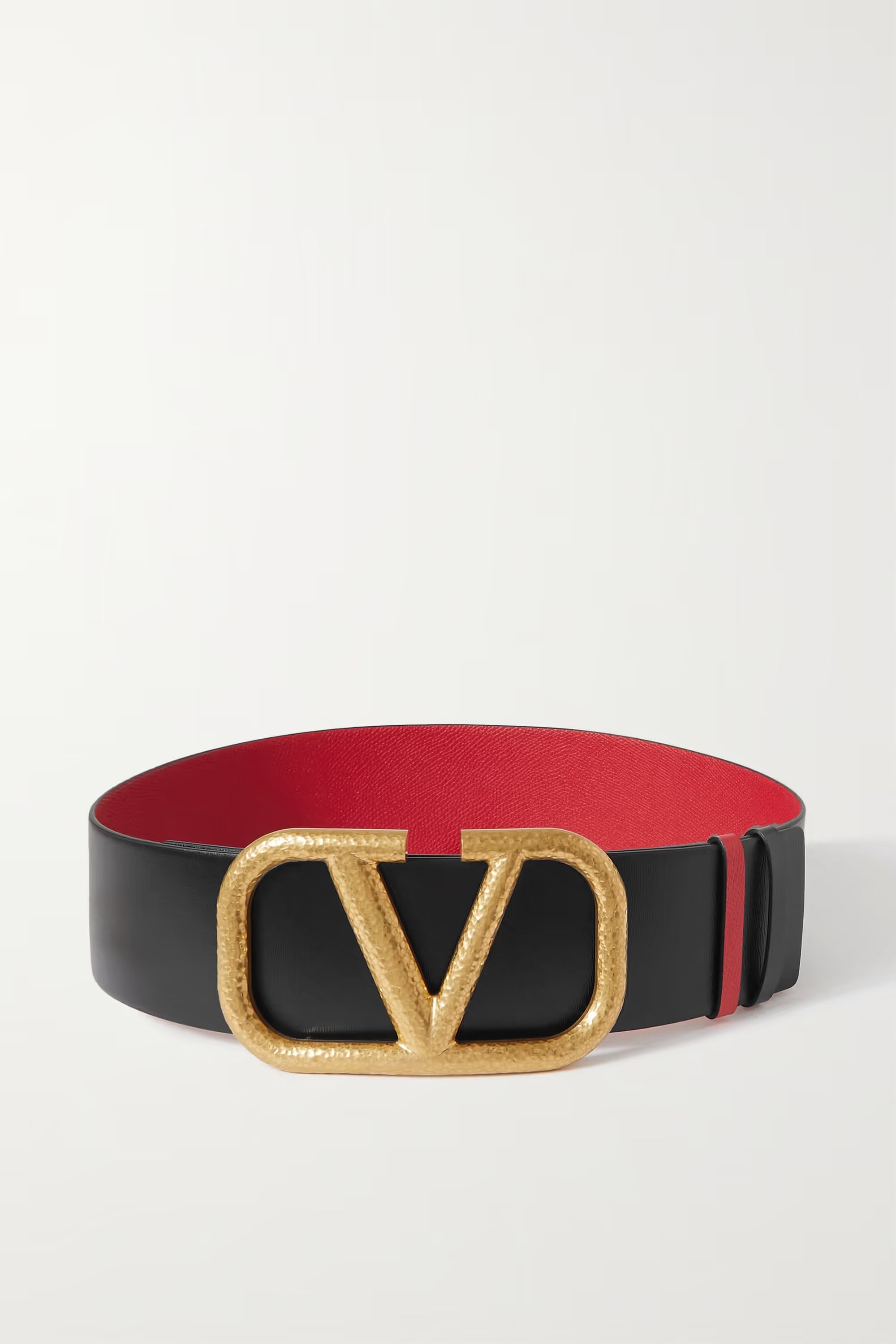 Valentino Garavani VLOGO reversible leather waist belt | NET-A-PORTER (US)
