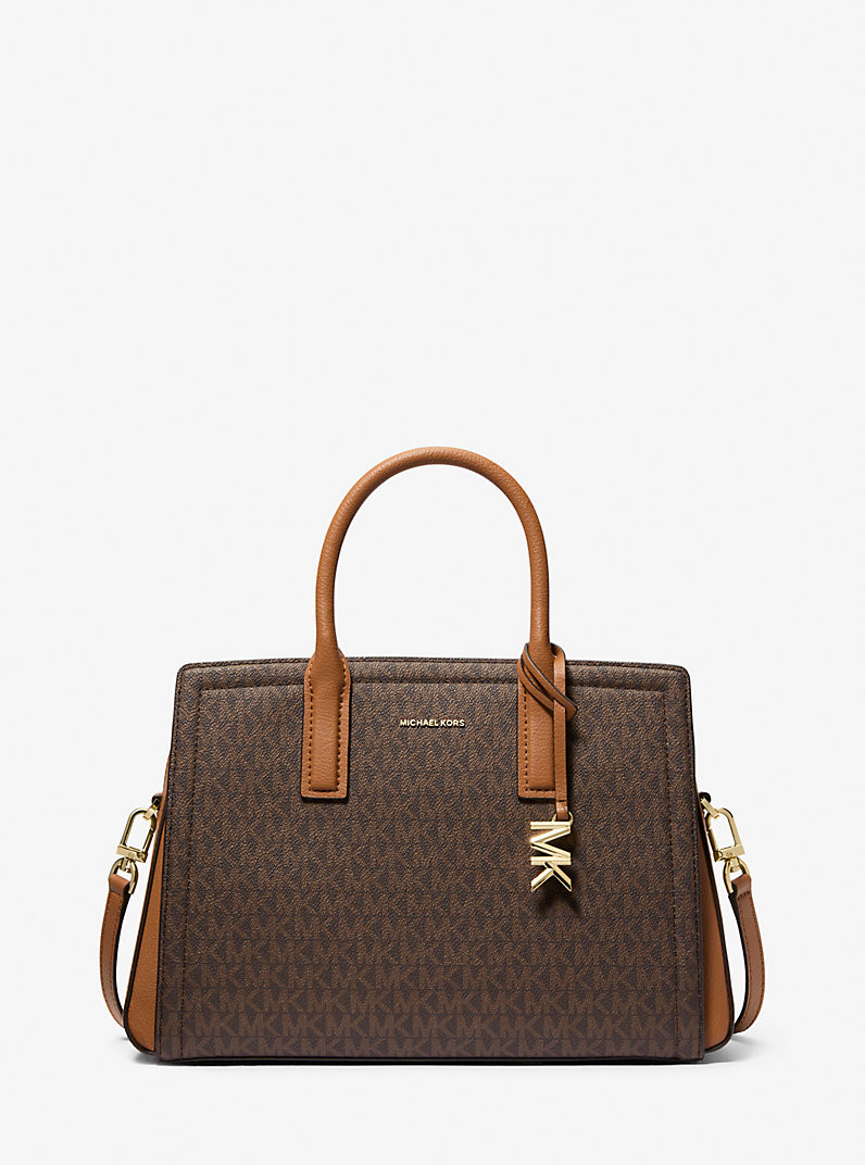 Laila Medium Signature Logo Satchel | Michael Kors US