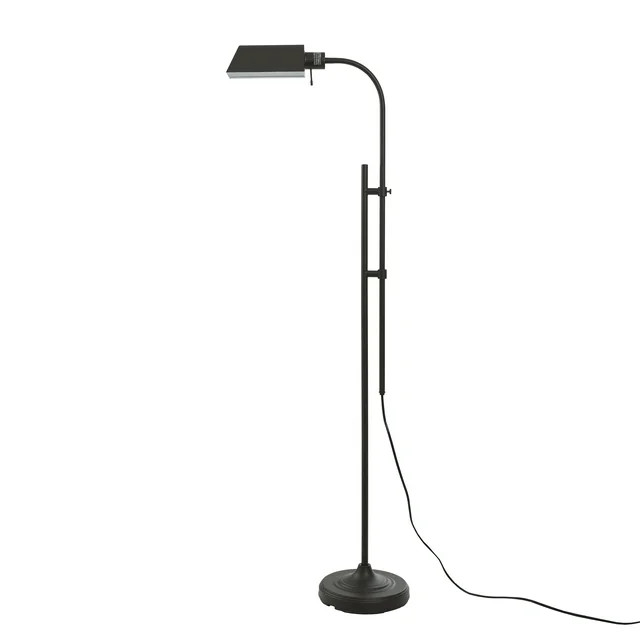 Better Homes and Gardens Adjustable Height Oil-Rubbed Bronze Pharmacy Floor Lamp, 51.5" to 72" | Walmart (US)