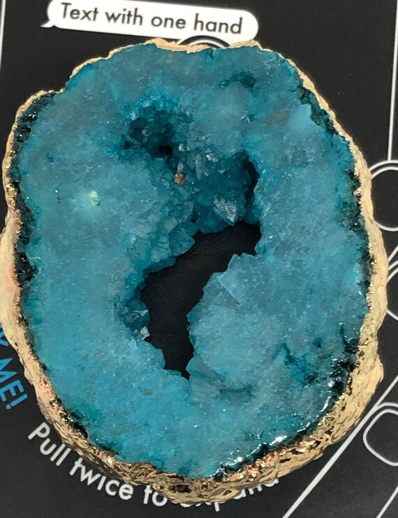 Gorgeous Blue Crystal Druzy Quartz Popsocket!! (Phone  Grip) | Etsy (US)