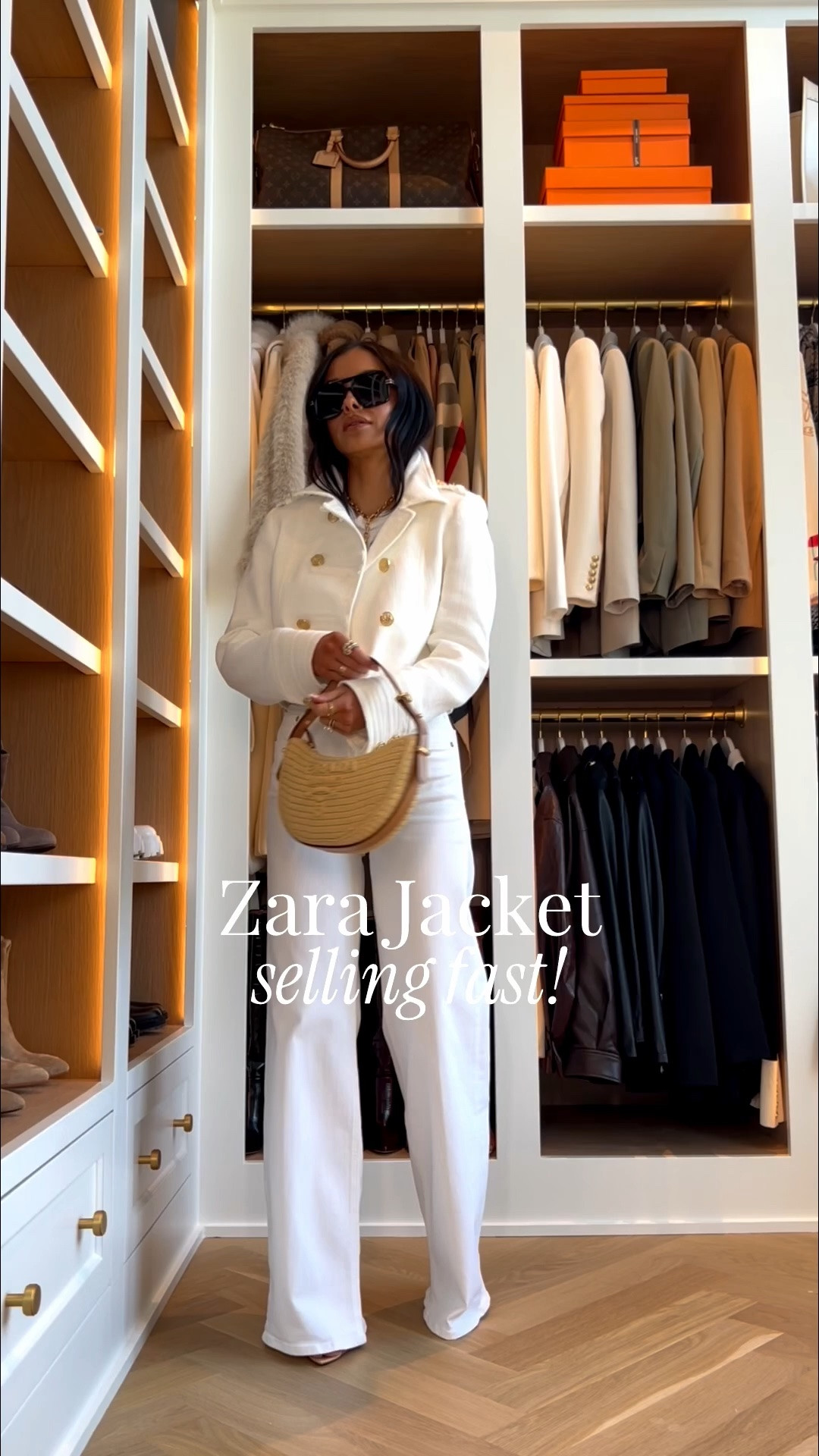 This week’s best sellers
Zara white jacket with gold buttons wearing an XS - selling fastYou’ll love this lightweight layer for the office, date nights and beyond. Love how it elevates denim. I paired it with citizens white wide leg jean, a mother white tee and Gucci marmont necklace.

Summer outfit ideas, business casual outfit, spring outfit for 2026

#LTKootd #LTKOver40 #LTKPetite