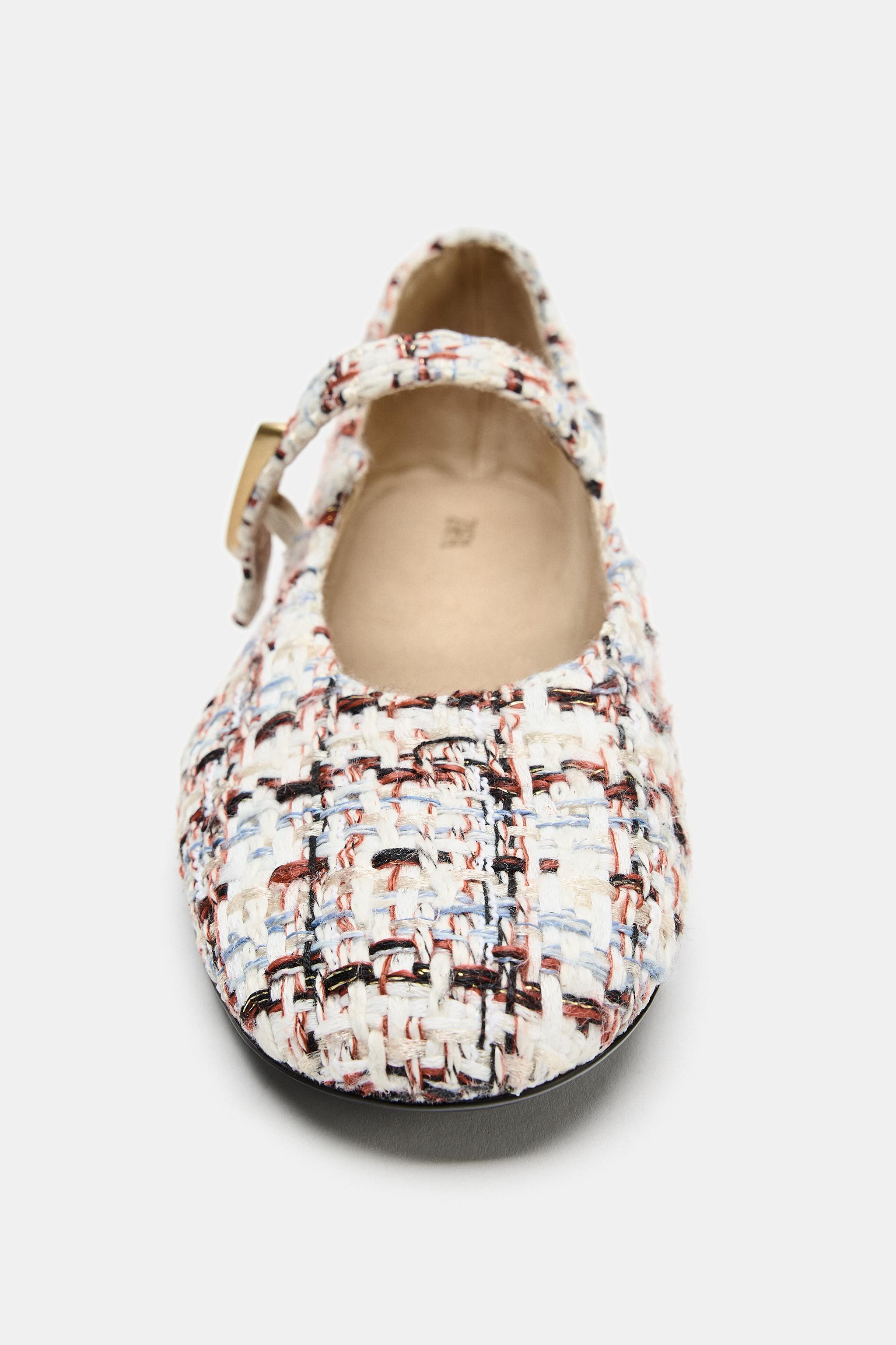FABRIC BALLERINA FLATS | Zara US