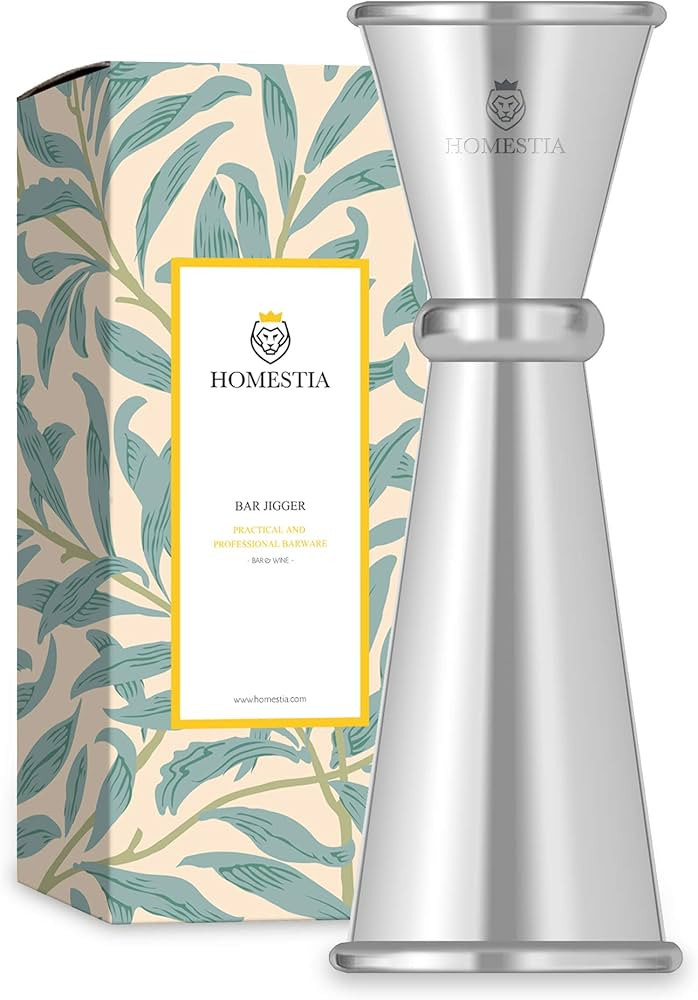 Double Cocktail Jigger with Measurements Inside(OZ&ML) Stainless Steel Bar Measuring Jigger 2 oz ... | Amazon (US)
