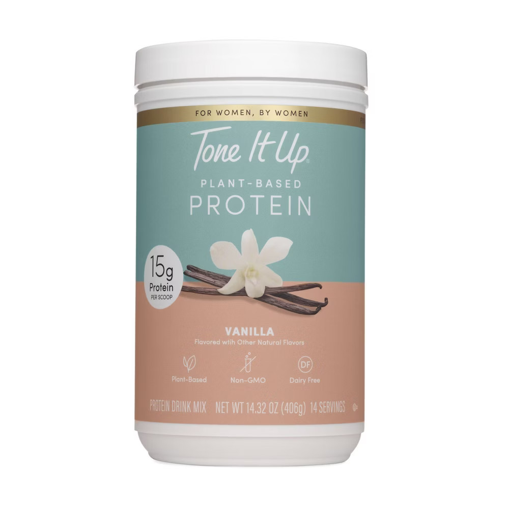 Tone It Up Plant-Based Protein Powder - Vanilla - 14.32oz | Target