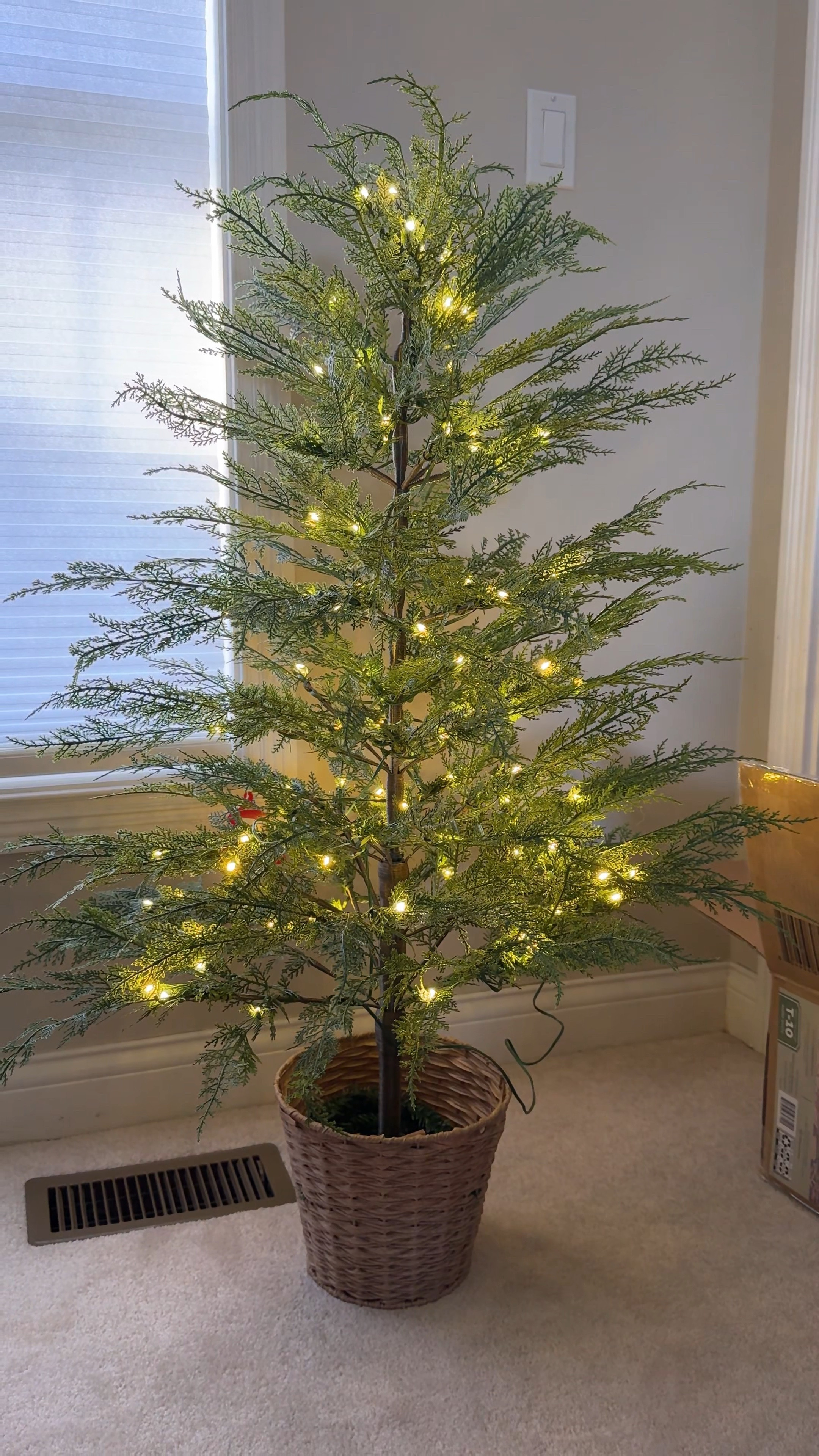 Unboxing the viral twinkle Christmas tree - back in stock at the time of me posting this - under $60 

#LTKSeasonal #LTKHome #LTKFindsUnder100