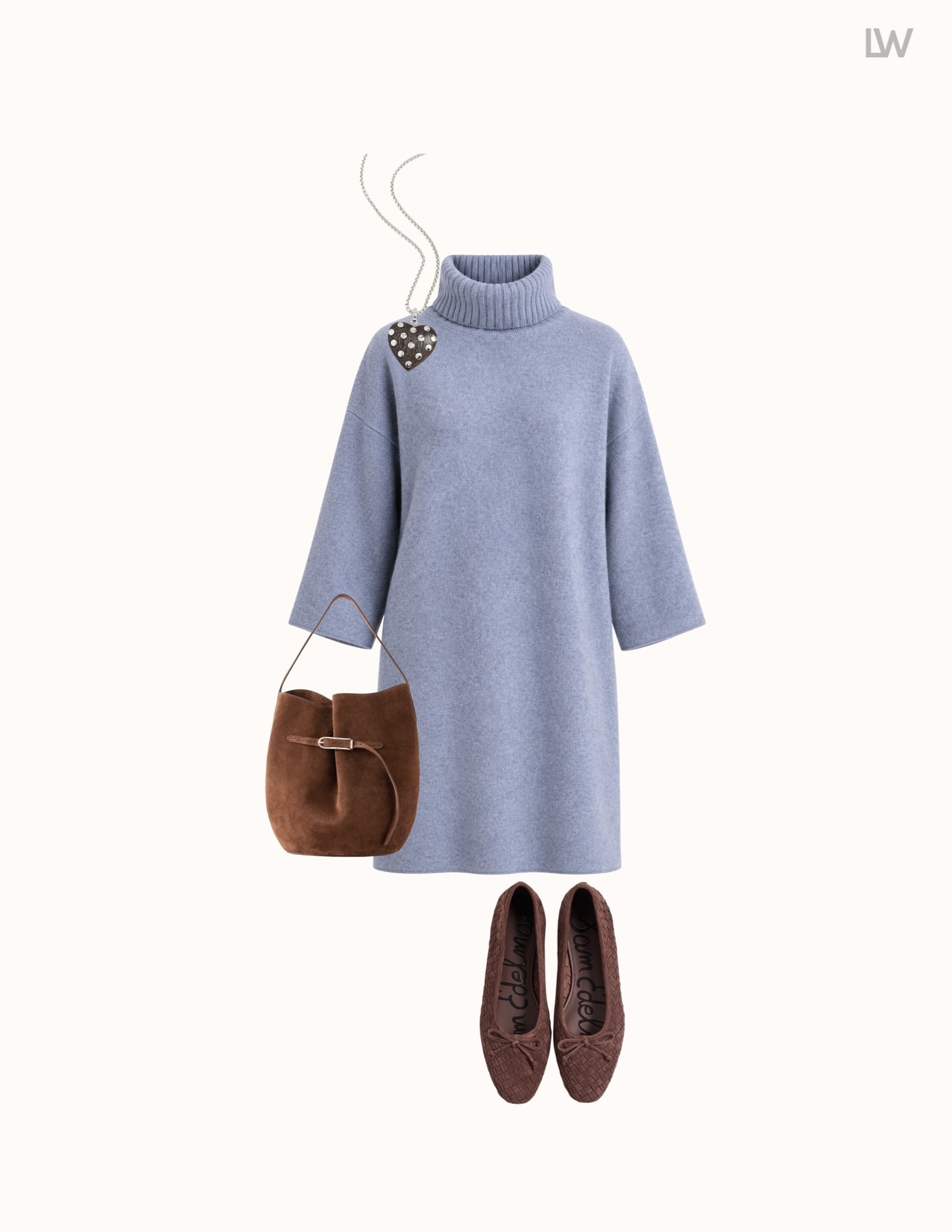 Fall capsule outfit! I wear a S in the dress.
