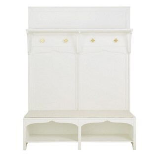 Mona Entry Bench with Hutch - Ballard Designs | Ballard Designs, Inc.