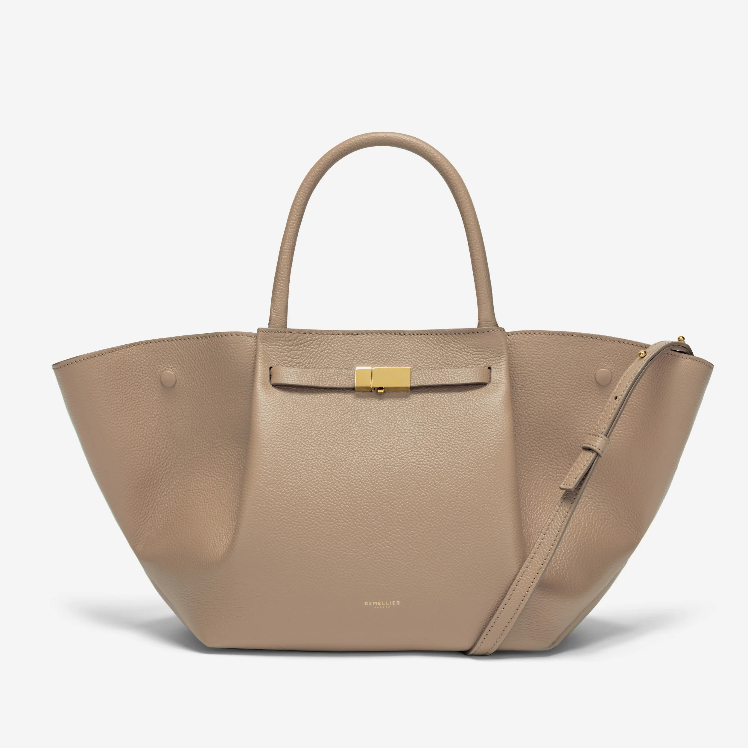 The Midi New York | Dark Sand Small Grain | Demellier | DeMellier