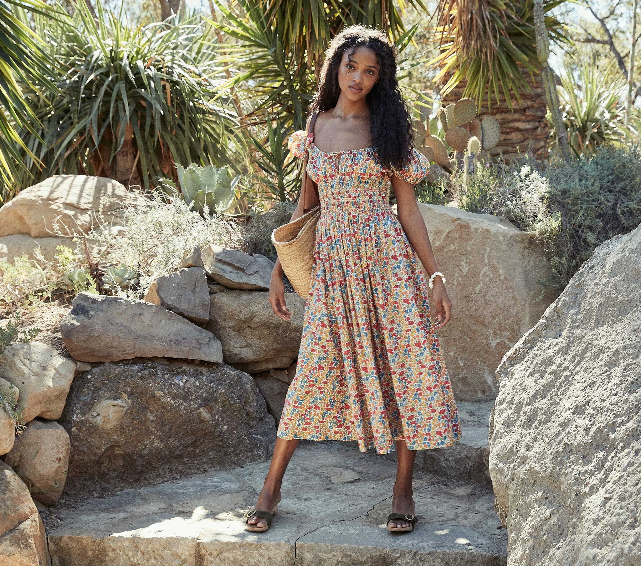 QUINN DRESS -- POPPY & DAISY FLORAL | DOEN