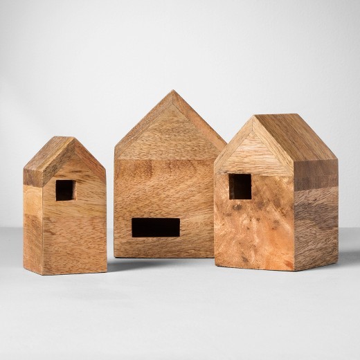 Wood Nesting House (Set of 3) - Hearth & Hand™ with Magnolia | Target