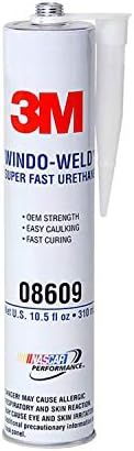 3M 08609 Window-Weld Super Fast Urethane Black Cartridge - 10.5 fl oz. | Amazon (US)