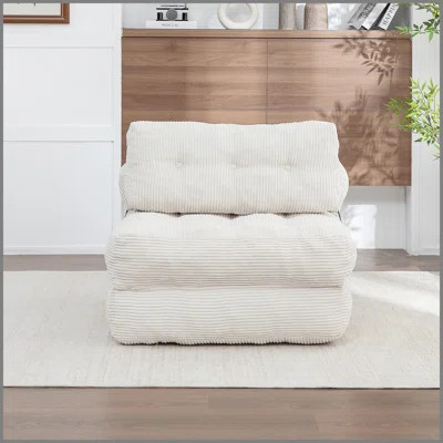 Folding Sofa Bed, Convertible Sleeper Chair with Pillow Foldable Mattress with Back Support, Portable Fold Out Chair Bed Comfy Floor Sofa Lounge for L | Wayfair North America