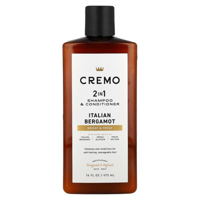 Cremo 2 in 1 Shampoo & Conditioner, Italian Bergamot, 16 fl oz (473 ml) | Target