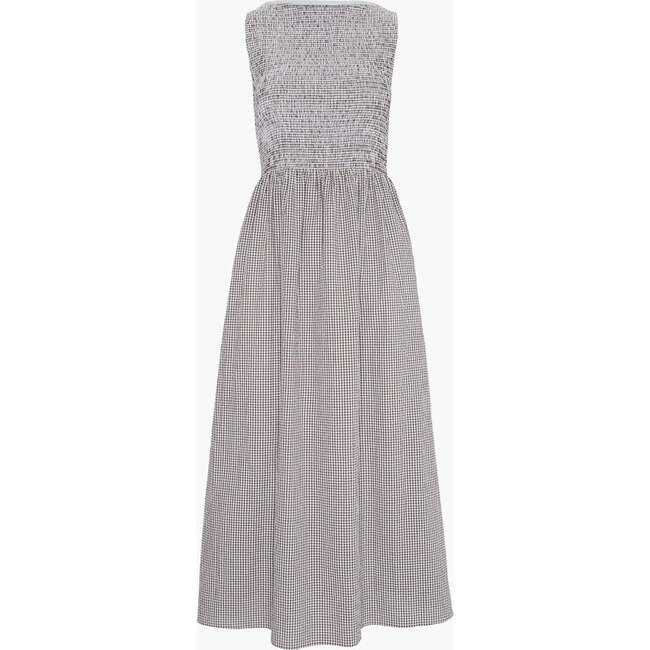 Hill House Home | The Cosima Nap Dress, Chocolate Gingham (Brown, Size Large) | Maisonette | Maisonette