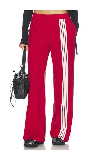 LIONESS Red Eye Track Pant in Red. - size L | Revolve Clothing (Global)
