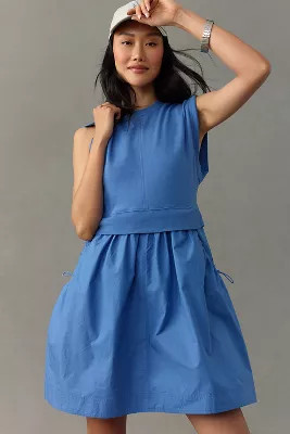 Daily Practice Gardenia Muscle Twofer Babydoll Mini Dress | Anthropologie (US)