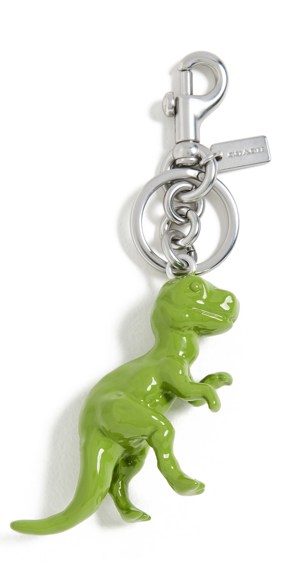 Coach T-Rex Bag Charm Key Chain Green One Size | Shopbop