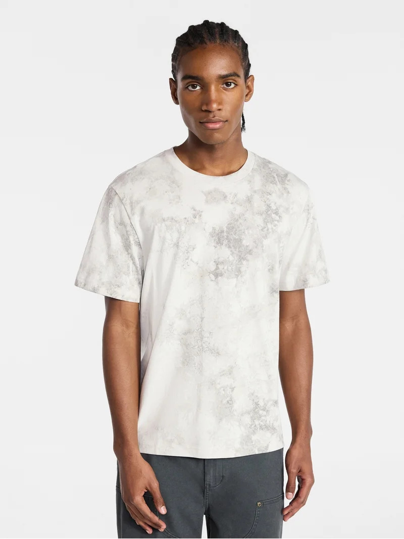 No Boundaries Standard Fit Cotton Tee with Short Sleeves, Men's and Big Men's XS-5XL | Walmart (US)
