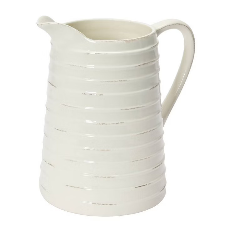 Ceramic Pitcher - White - 3R Studios | Target