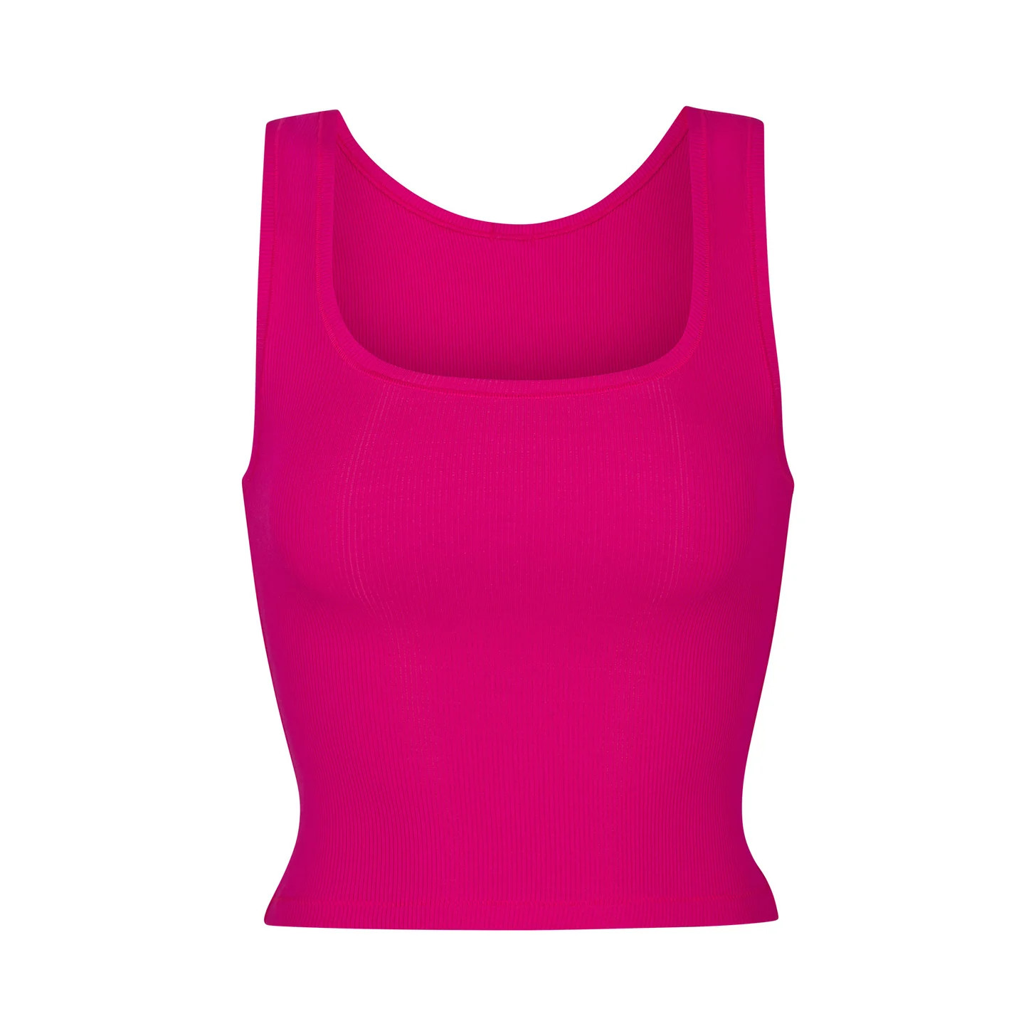 COTTON RIB TANK | RASPBERRY | SKIMS (US)