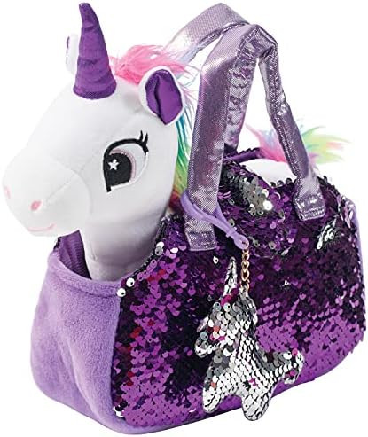 Little Jupiter Plush Pet Set with Purse - Unicorn Toys - Unicorn Stuffed Animal - Unicorn Gift fo... | Amazon (US)