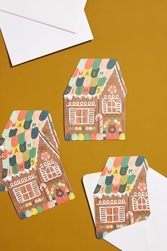 Rifle Paper Co. Warm Wishes Greeting Cards, Set of 8 | Anthropologie (US)