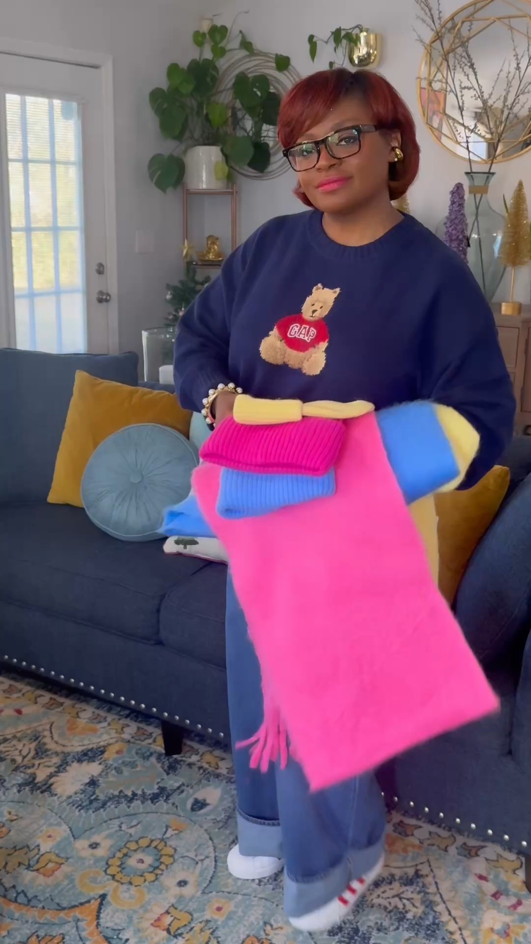 Perfect Gift Giving with @Gap! The colorful cozy sweaters, scarves and beanies are perfect for everyone for the holiday season! Promo: Now through 12/24 get 40-60% off Select Styles Make sure to order before the 19th to get in time for the Holidays!

#howyouweargap #gappartner 

#LTKootd #LTKGiftGuide #LTKHoliday