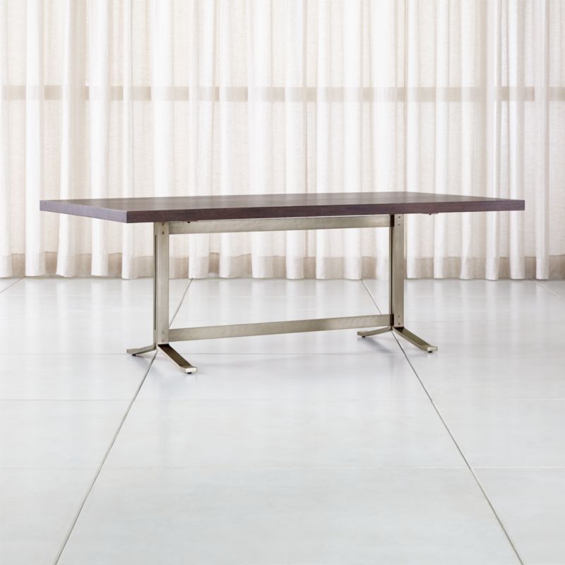 Flynn 84" Dining Table | Crate and Barrel | Crate & Barrel
