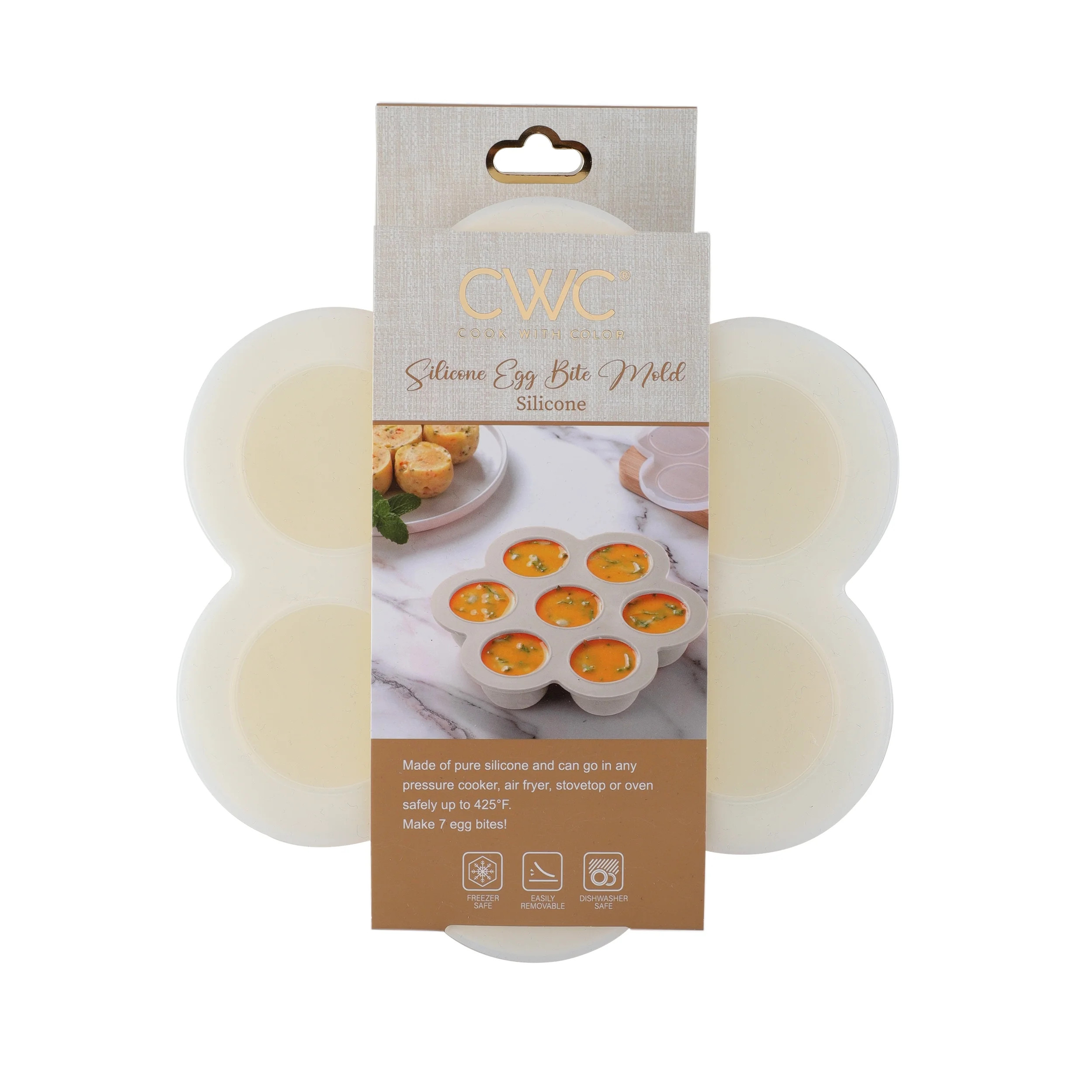 Cook with Color 7-Cavity Silicone Egg Mold – Nonstick, Easy-Release Design for Fun Appetizers a... | Walmart (US)