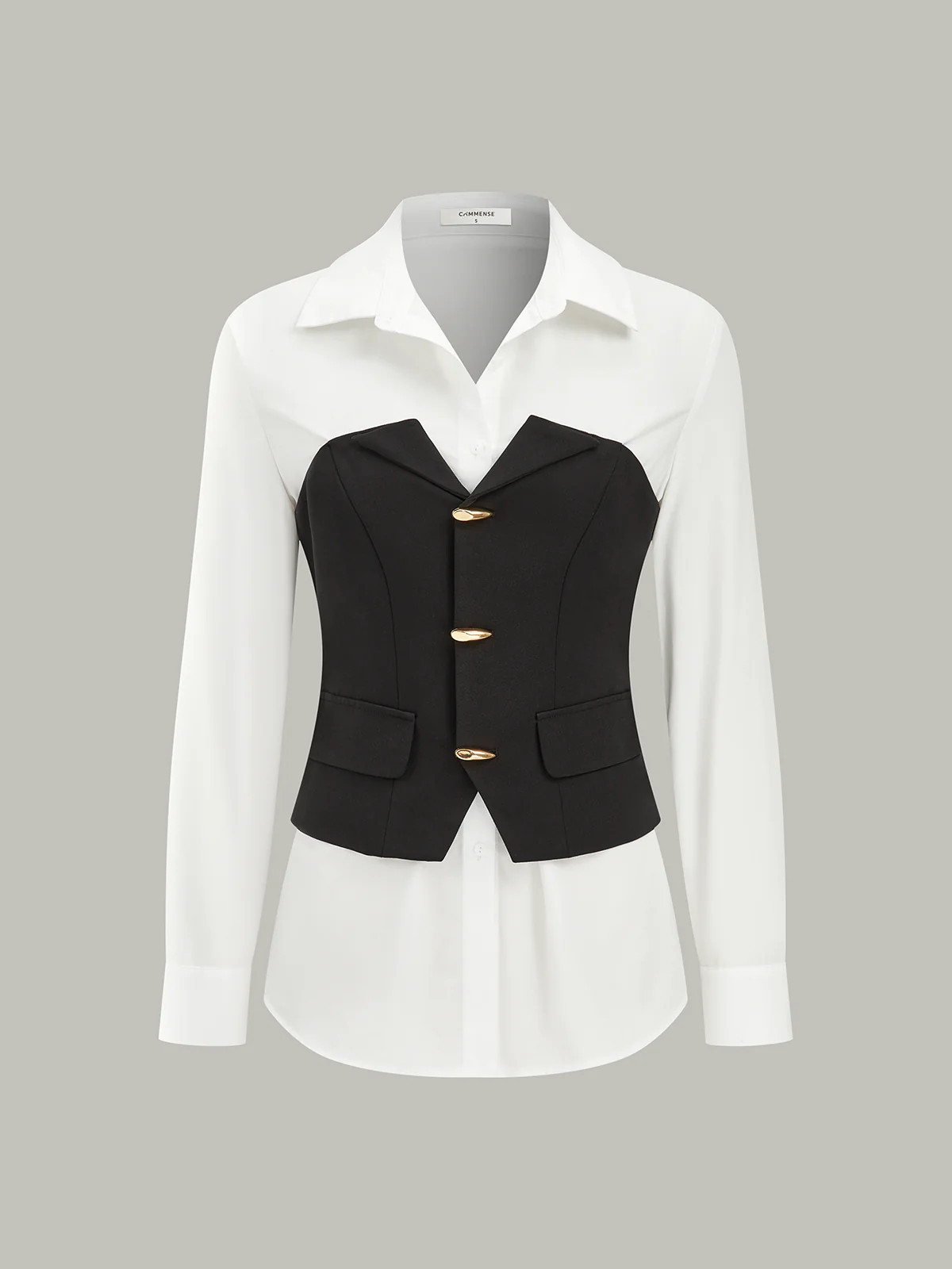 2 in 1 Long Sleeve Shirt | Commense